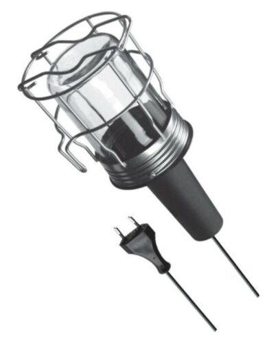 LENA Arbeitslampe 5m Kabel / max 60W 230V Werkstatt Leuchte Handlampe Stablampe