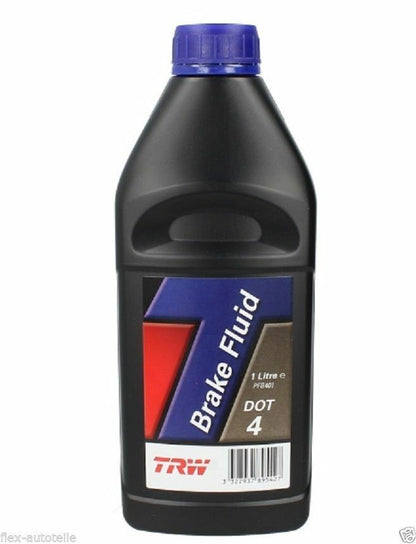 TRW Bremsflüssigkeit 1L DOT4 VW BMW OPEL Audi Mercedes Seat Skoda Madza Renault