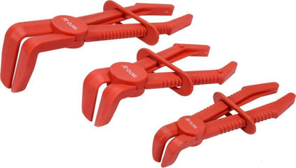 YATO YT-08403 Schlauchklemmensatz gebogen 3tlg Abklemmzange Schlauch Zangen
