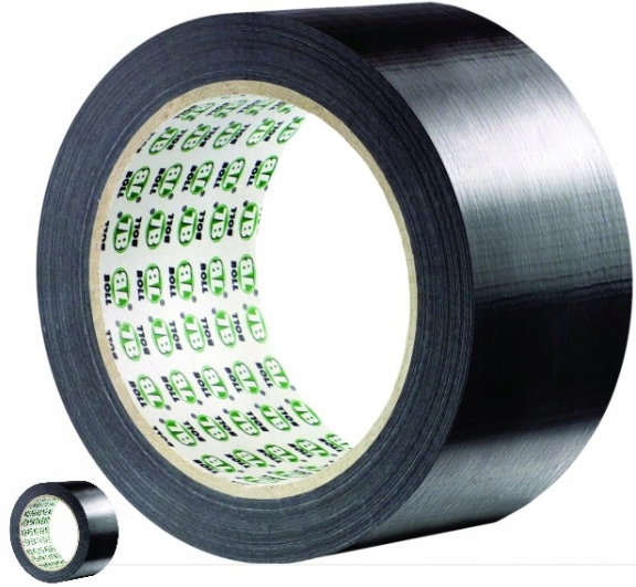 Gewebeband 50mm 50m Schwarz Klebeband Panzertape Packband Wasserfest Reparatur