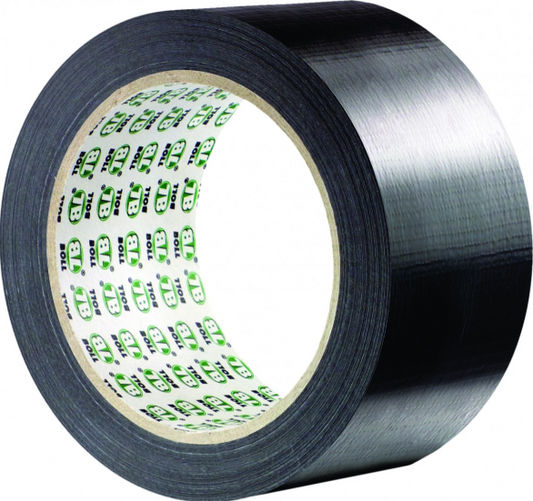 Gewebeband 50mm 25m Schwarz Klebeband Panzertape Packband Wasserfest Reparatur