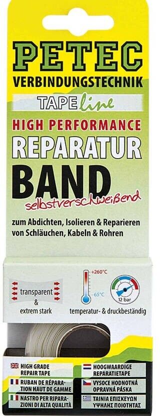 Petec 3m Reparaturband Isolierband Klebeband selbstverschweißend transparend