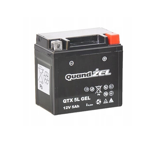Quand GEL-Motorradbatterie 12V 5AH 70A für Peugeot Aprilia YTX5L-4 YTX5L-BS