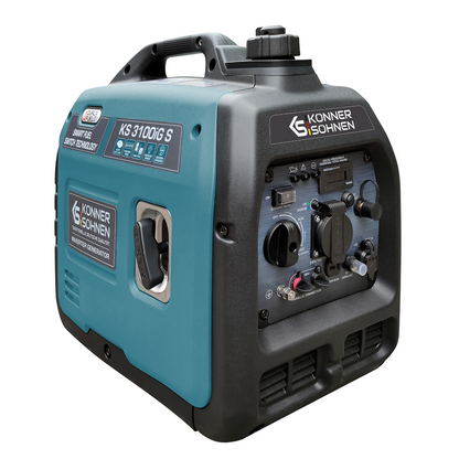 K&S Notstromaggregat Dual LPG GAS Benzin Inverter Stromerzeuger Generator 3,1KW