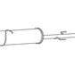 Endschalldämpfer Endtopf Auspuff hinten für Movano B Master III Nissan NV400 2,3