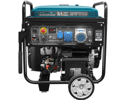 K&S Notstromaggregat 230V 63A Benzin Stromgenerator Notstromerzeuger 12,5kW ATS