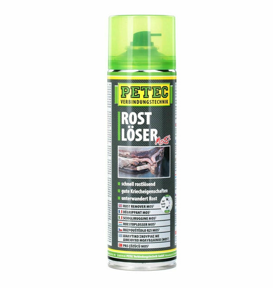 Petec 70050 Rostlöser MOS2 Spray Rostentferner 500ml Kriechöl schnell wirkend