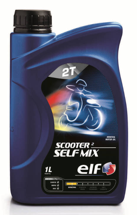 Elf Scooter 2 Self-Mix Expert 2-stroke engine oil mixed oil 1L roller moped moped