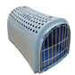 Transportbox Linus Cabrio Hunde Katzen Haustier bis 7 Kg Tierbox Reisebox Blau