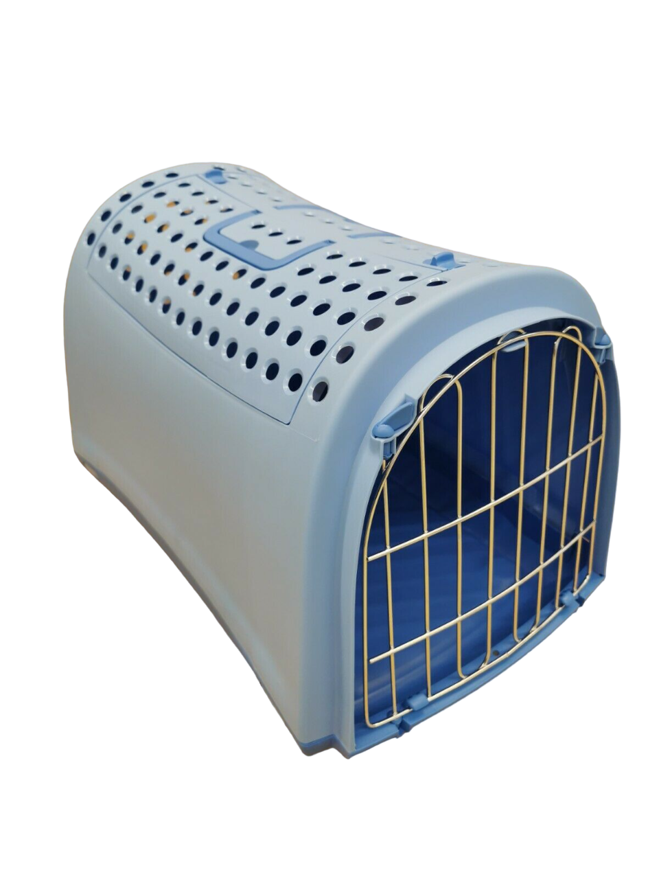 Transportbox Linus Cabrio Hunde Katzen Haustier bis 7 Kg Tierbox Reisebox Blau