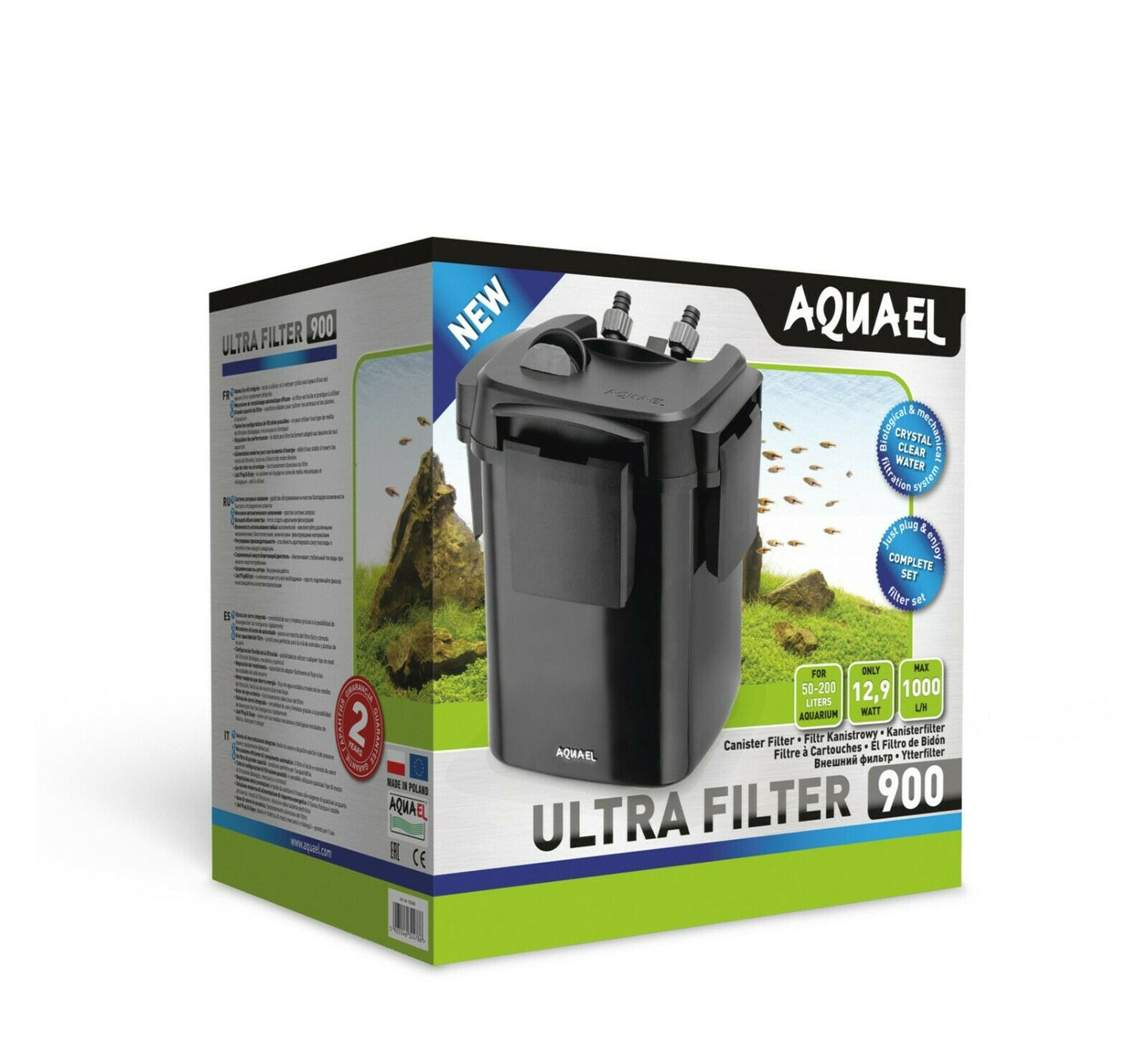 AQUAEL Außenfilter ULTRA FILTER 900 Aquariumfilter Aquarienfilter Teichfilter