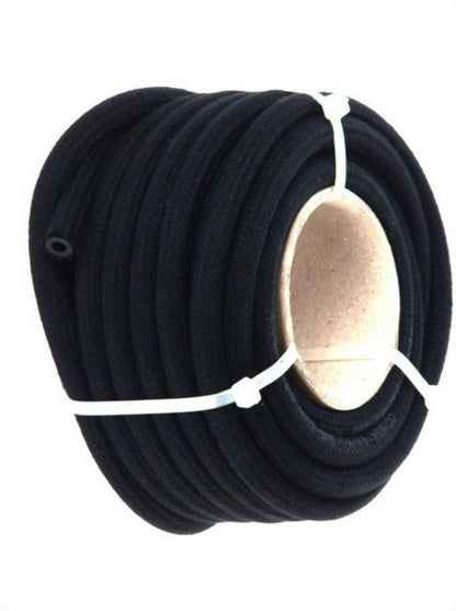 10m roll of 3.5mm fuel hose fuel hose line fabric hose black