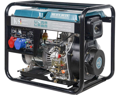 K&S Notstromaggregat 230V 400V Diesel Stromgenerator Notstromerzeuger 6.5kW ATS