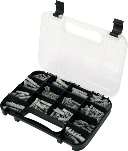 YATO YT-36502 Dowel Set 266 pcs Sortierbox 4x20 5x25 6x35 8x40 10x45 12x60 mm