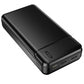 Maxlife 20000mAh Powerbank 2x 2,4A USB & USB-C & micro-USB Akku Batterie Schwarz