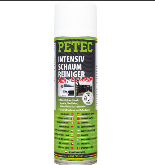 PETEC 72850 Intensiv-Schaumreiniger Spray Innenraum Auto Reinigungsspray 500ml