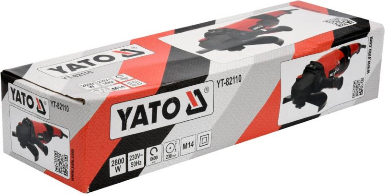 Yato YT-82110 Flex großer Winkelschleifer 2800W 230MM Winkelschleifmaschine