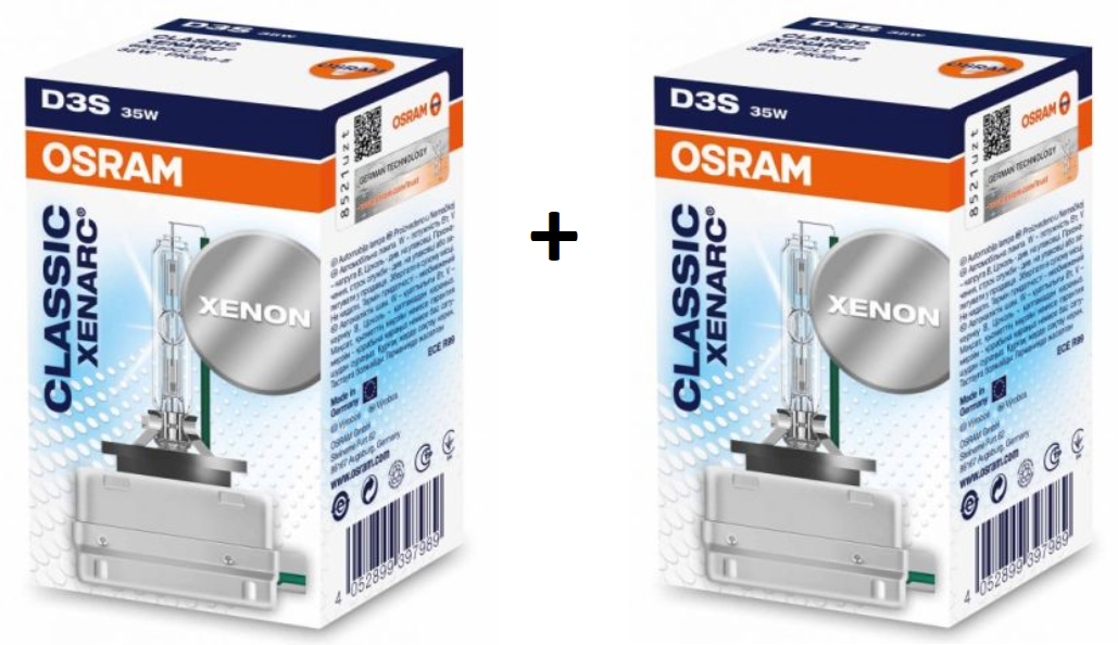 2x Osram Xenarc Classic Original D3S Xenon Brenner Scheinwerfer Lampe Auto PKW